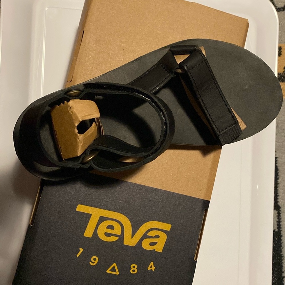 Teva original universal leather black